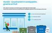 flyer voorblad Handel - Groothandel in aardappelen, groente en fruit