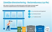 flyer voorblad Zakelijke diensverlening - Reclamebureau
